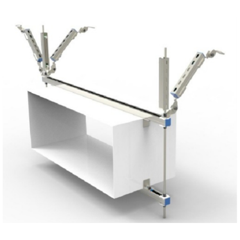 矩形風(fēng)管雙向抗震支架